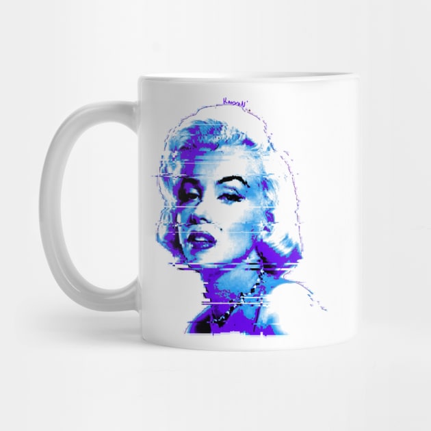 Marilyn Monroe (glitch) by ControllerGeek